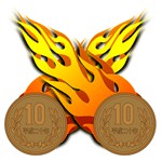 10円サッカーアイコン