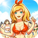 水着で鬼ごっこアイコン