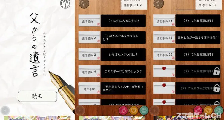 謎解き 父からの遺言