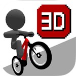跳びだせ!チャリ走3Dアイコン