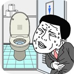 早くトイレに行きたいアイコン