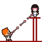 【ひっぱりパズル】ズキュ〜〜〜〜ン！アイコン
