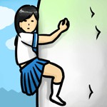 大根にしがみつく女子高生アイコン