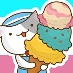ねこのアイスクリーム屋さんアイコン