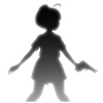 シルエット少女アイコン
