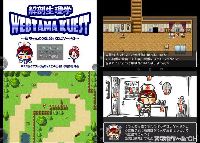 WEB玉クエスト「のほほん解剖生理学」