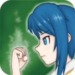 素手でドラゴンを倒す少女アイコン