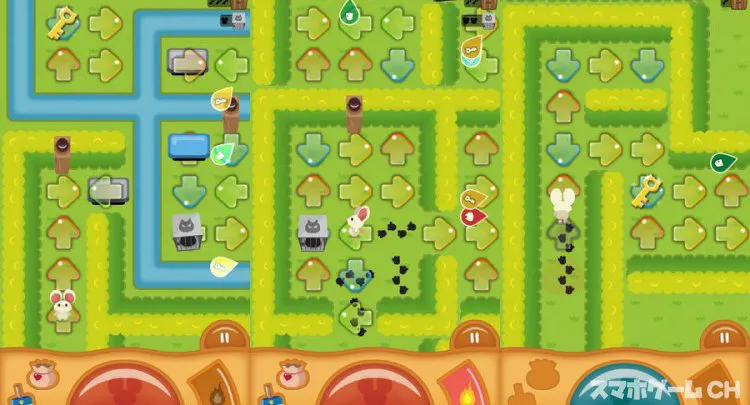 みちびきパズル〜にげネズミといじわるネコ〜