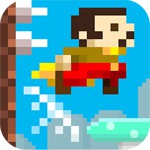 壁蹴りとびアイコン