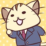 じょぶねこ 爆走出世にゃん道アイコン