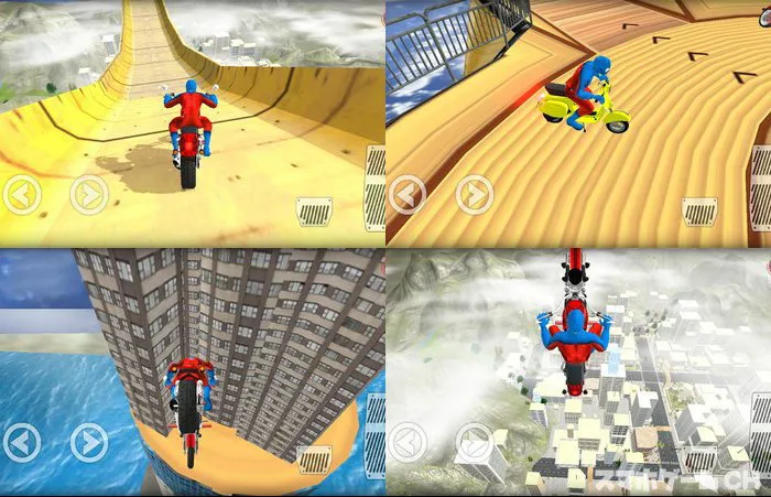 Super Hero Bike Mega Ramp