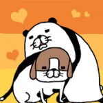 パンダと犬 いつでも犬かわいーぬアイコン