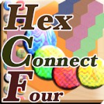 六角形の四目並べ オンラインアイコン