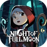 満月の夜アイコン