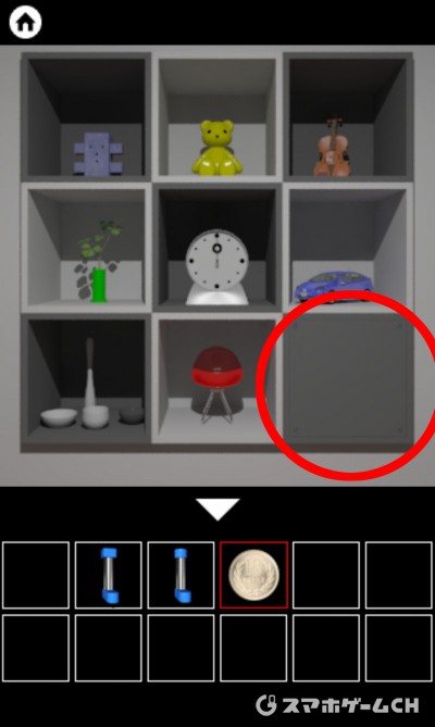 脱出ゲーム 霊のいる部屋２ 攻略手順2 洋服ダンスの開け方や棚の留め具の外し方など スマホゲームch